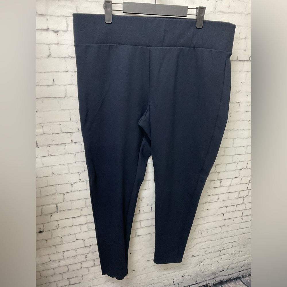 Gibson Latimer Pants Trouser Women's Sz. XL Navy Perfect Fit Waistband EUC (T1)